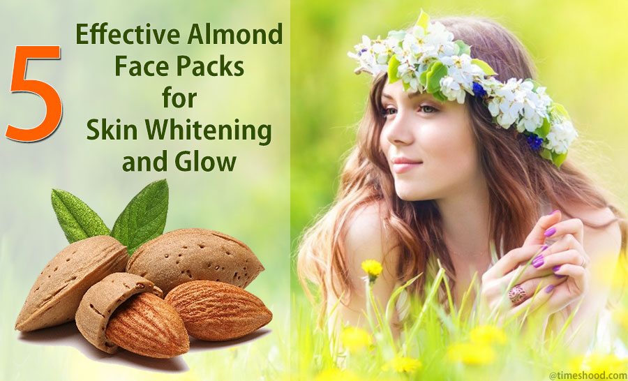 Almond Face Packs for Skin Whitening and Glow