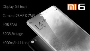 Xiaomi Mi6 Specs