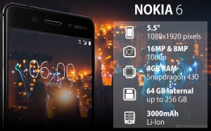 Nokia 6 specifications
