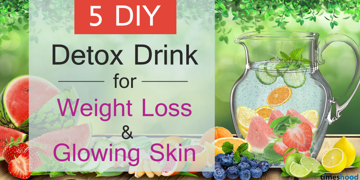 5 DIY Best Detox Water Drink for weight loss. Delicious Detox Water Recipes and Benefits. How to prepare Detox water at home.