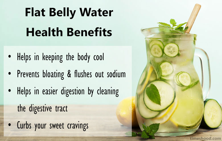 Flat tummy water Health Benefits
