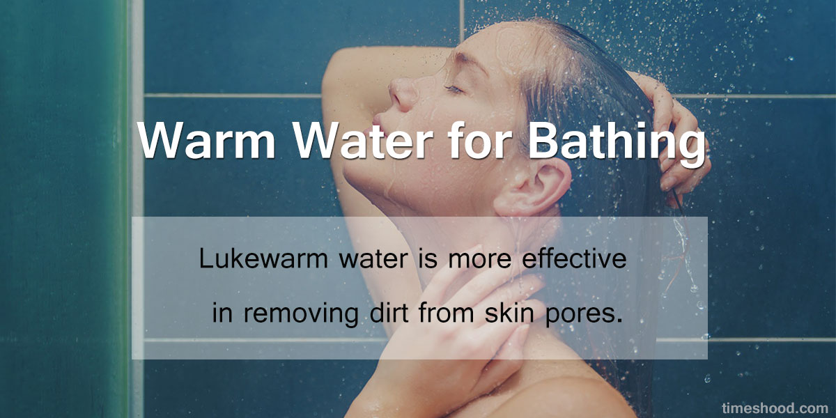 Warm water for bath - 8 DIY Skincare before bath