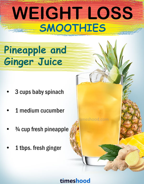 Ginger Pineapple Green Juice for weight loss. Best weight loss shakes. healthy fruit smoothies for weight loss. Check out more weight loss drinks.
