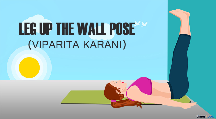 Viparita Karani: Leg up the wall pose