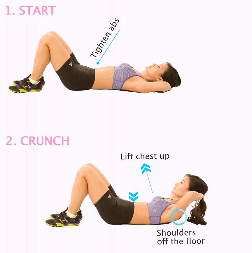 How to get abs fast? Try crunch exercise for abs and strong core. Practicing crunch regularly can help you give abs fast. take this 2 weeks challenge for abs. Best abdominal exercise. Abs workout. 