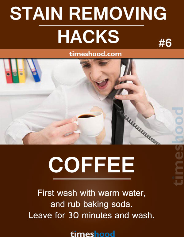 How to remove coffee stain from cloths at home. Follow these easy steps to remove coffee stains from your clothes without damaging their color and fabrics. Best home laundry tricks for stain cleansing. Top stain cleansing hacks. 