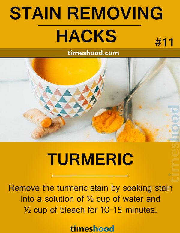 How to remove turmeric stain from cloths. find trusted and easy steps to remove turmeric stain from cloths and know what to avoid to remove the stain. Best stain removing hacks. Find more 15 types of stain and different ways to remove them from bright cloths. Best laundry hacks. 