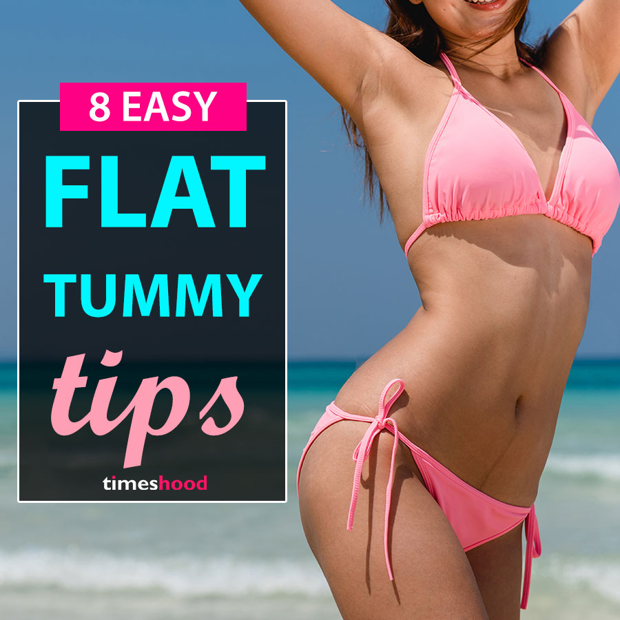 Get flat tummy within a week with these 8 easy tips. Best tips for flat tummy. Easy flat belly rules. Get rid of your belly fat with these simple and healthy flat belly tips. Flat tummy rules. Flat stomach tips. From diet, exercise to lifestyle tips to get of stubborn belly fat fast. Weight loss tips. Reduce belly fat within a week.