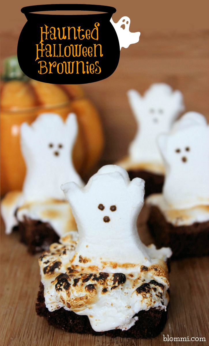 Try these 22 easy Halloween dessert recipes. Haunted Halloween ghost brownies recipes for kids. Halloween spooky foods ideas for kids. Easy Halloween food ideas. Easy Halloween treats for schools. Halloween treats for kids. Halloween treats for school parties. Halloween tricks and treats food ideas. Halloween fun ghost recipes for night. Halloween food ideas. 