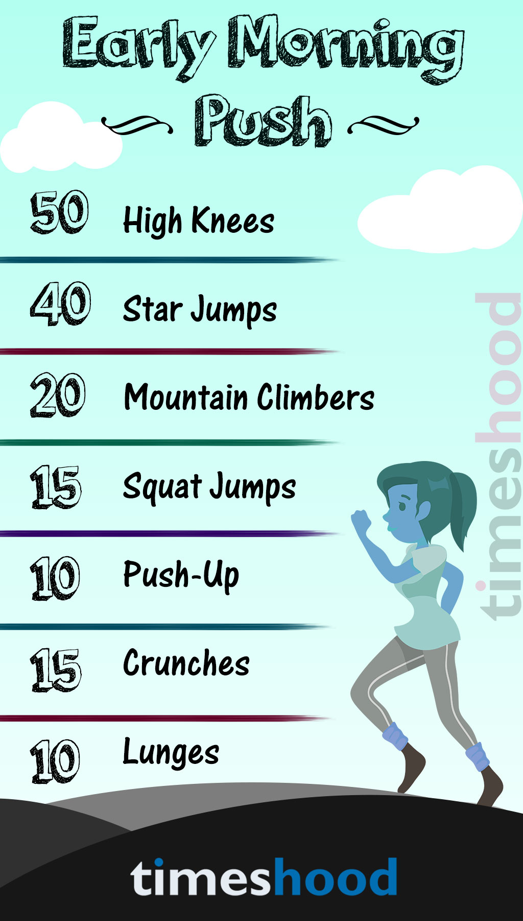Get active with this early morning workouts. Best morning workouts for busy people. You can try this fat burning workouts to burn your belly fat fast. Best weight loss workouts for women. 
