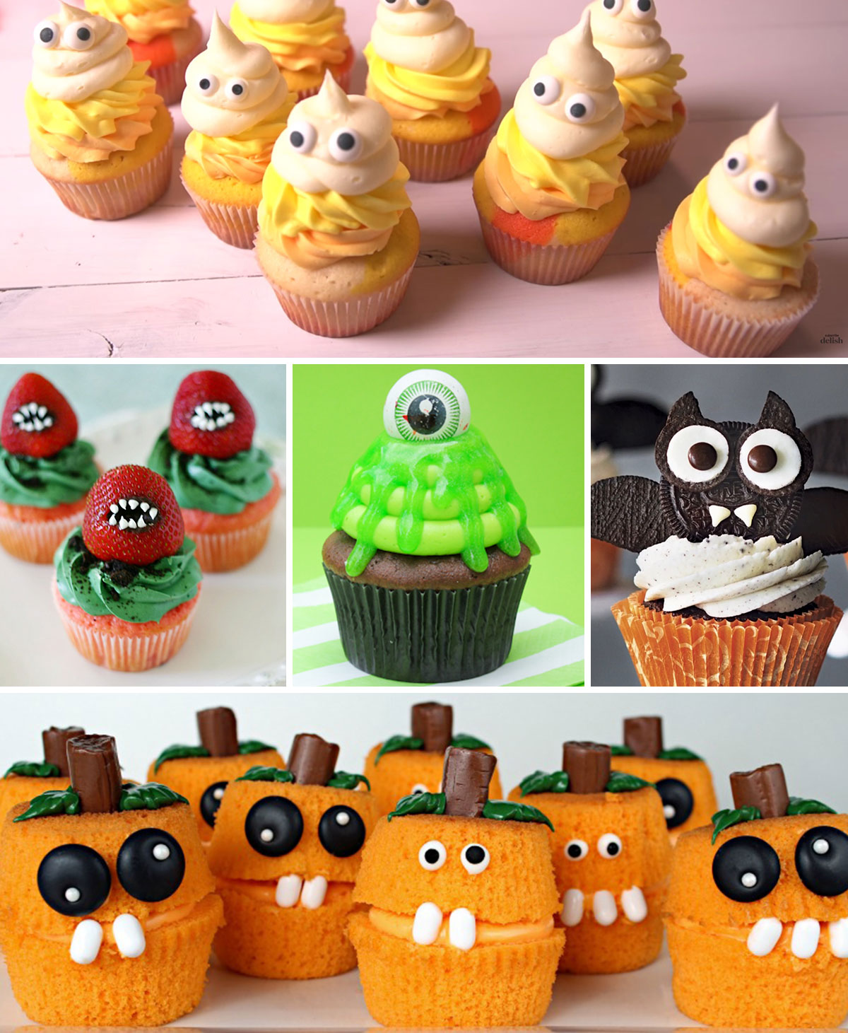 15 Amazing Halloween Cupcake Ideas. Easy, fun, and spooky Halloween cupcakes recipes. Amazing Halloween Cupcake Recipes Ideas.