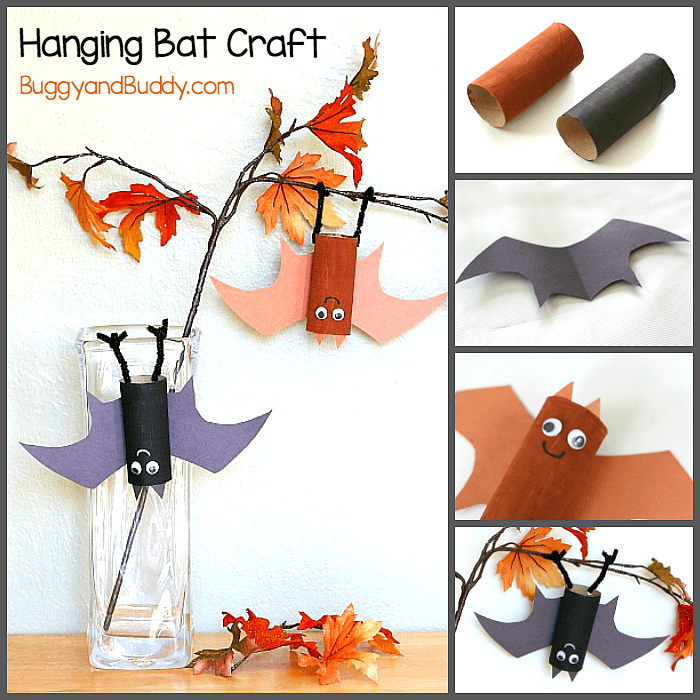 Bat crafts are super easy and fun loving for kids. Try this best cardboard Halloween craft for kids. Find more 15 east Halloween crafts ideas for kids. 