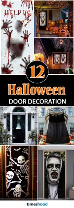 12 Spooky &amp; Scary Halloween Door Decorations Ideas on Amazon - TIMESHOOD