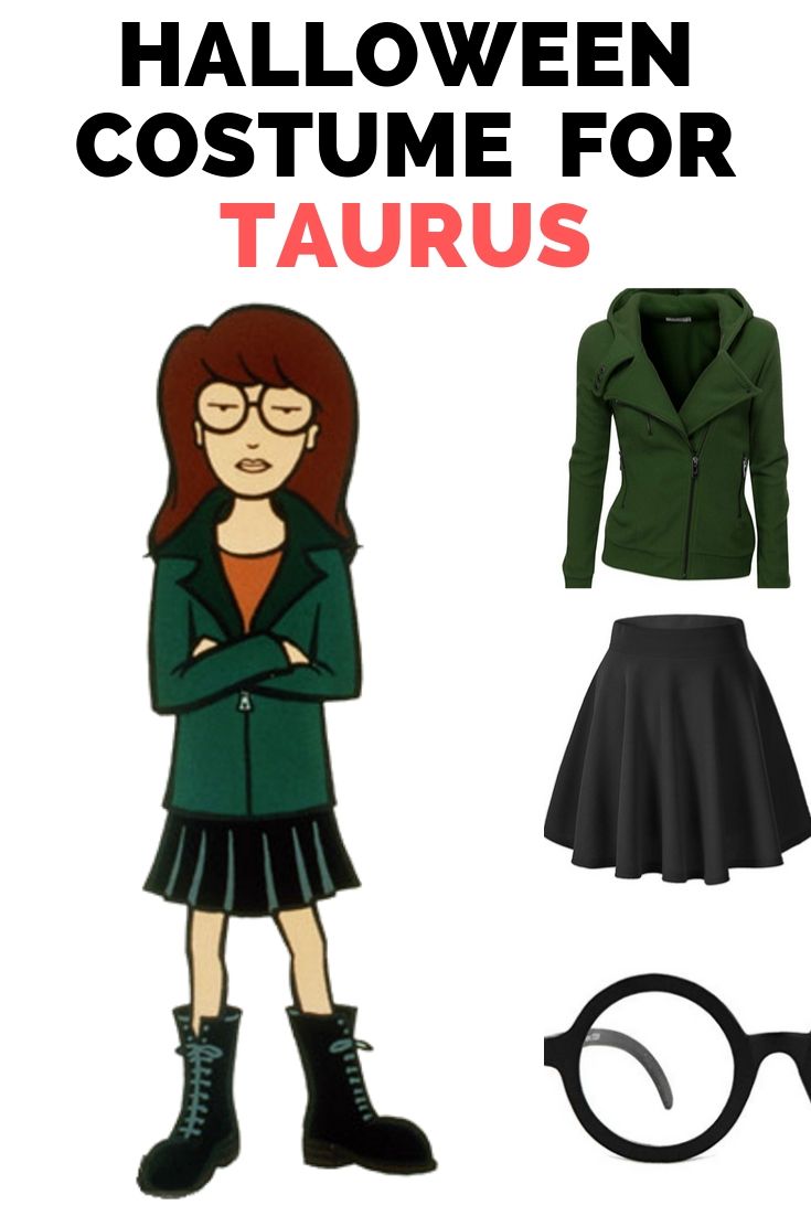For Taurus zodiac, Daria look is one of the mind-blowing Halloween costumes. It shows your bullish character and stubbornness. The best Halloween costume ideas for your zodiac sign. 
