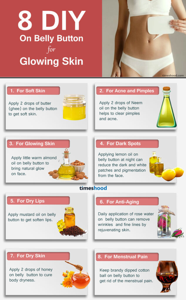 7 DIY Benefits of Putting Oil on Belly Button for Glowing Skin