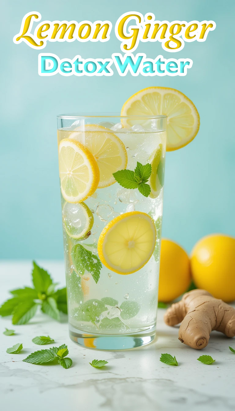 Lemon Ginger Detox Water: A Refreshing Way to Boost Your Health